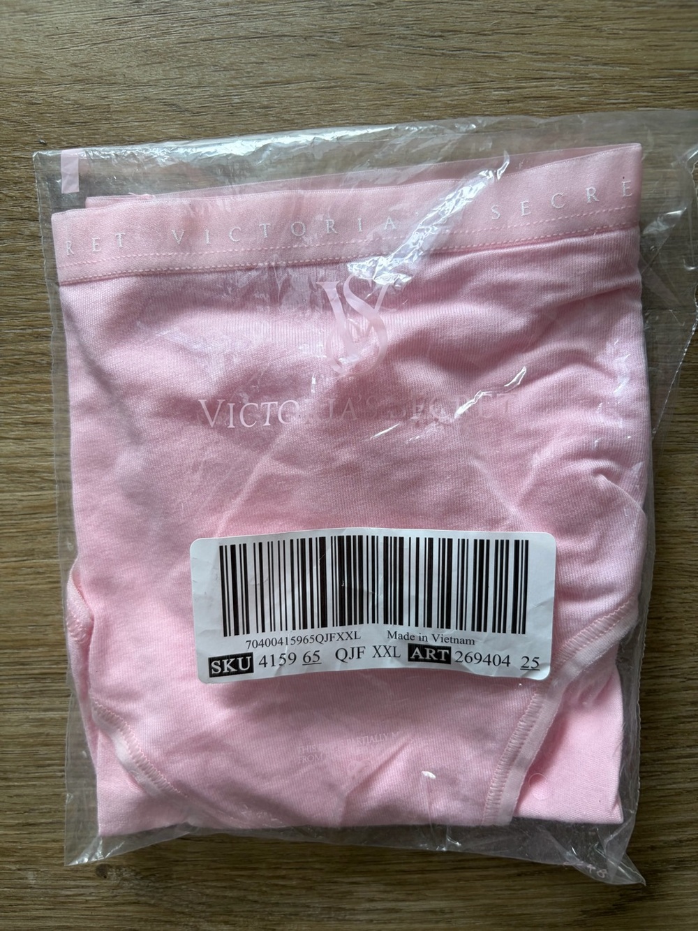 Victoria's Secret XXL Pink Cotton Brief, New in Package
